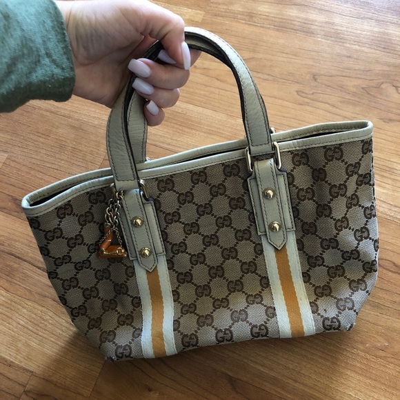 Gucci Cream GG Jolicoeur Medium Tote Bag - Picture 2 of 8